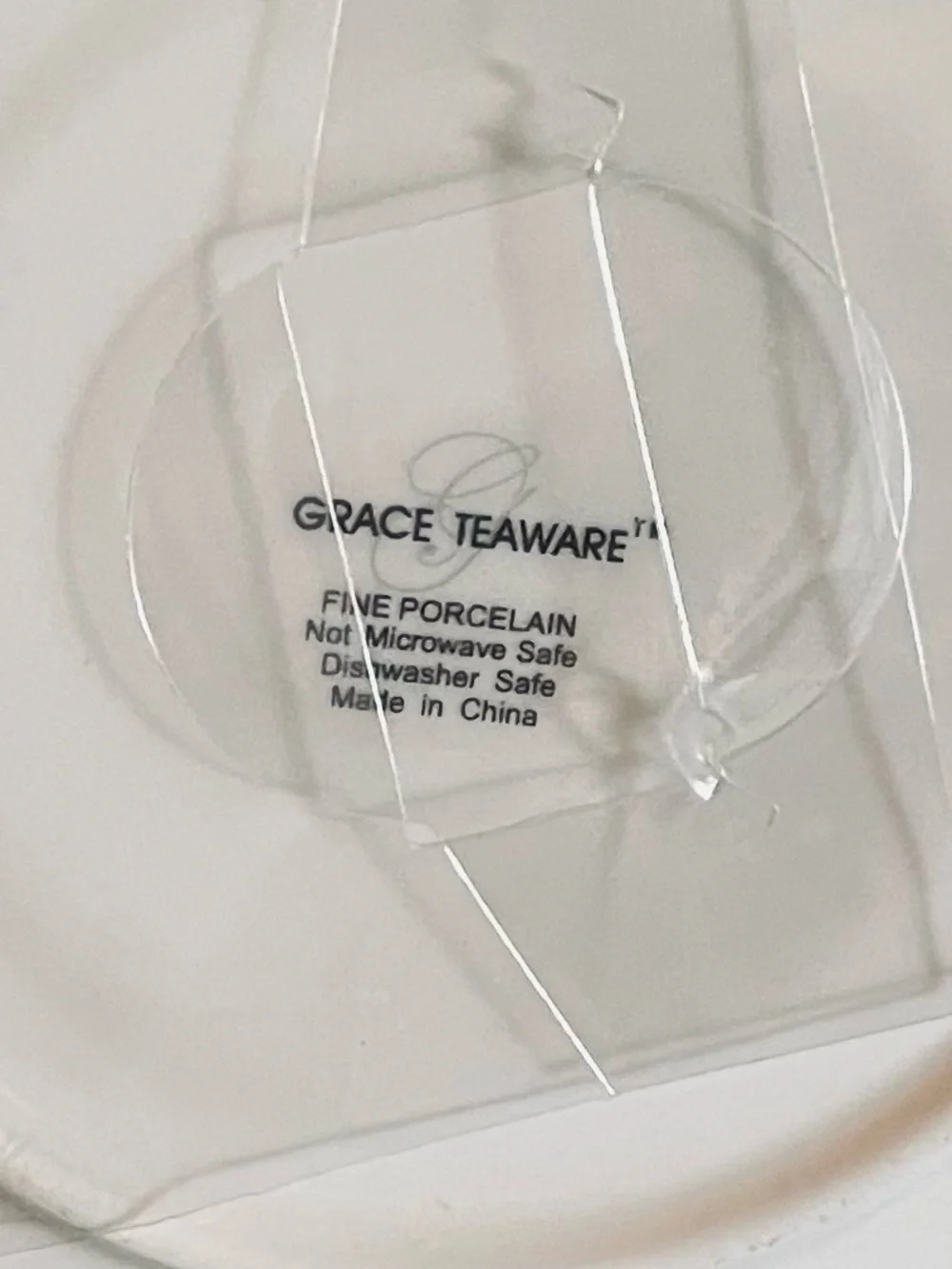 GRACE TEAWARE NWT Porcelain Witch Silhouette Tea For One Teapot Stacking Set